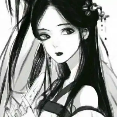 古风黑白头像女