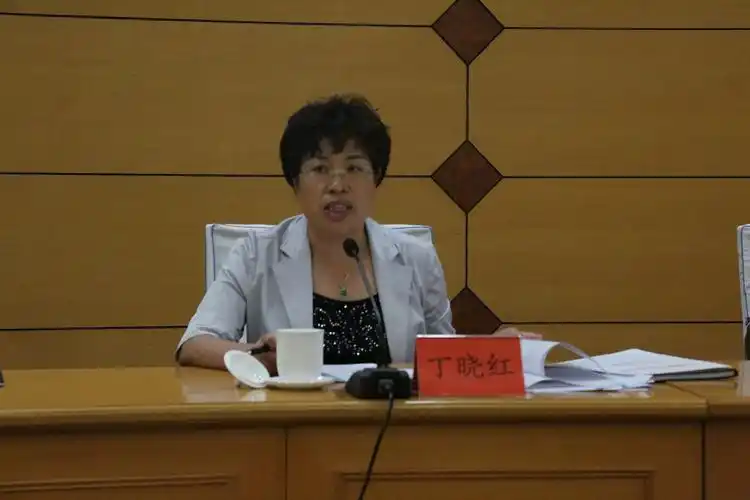 丁晓红同志主持会议