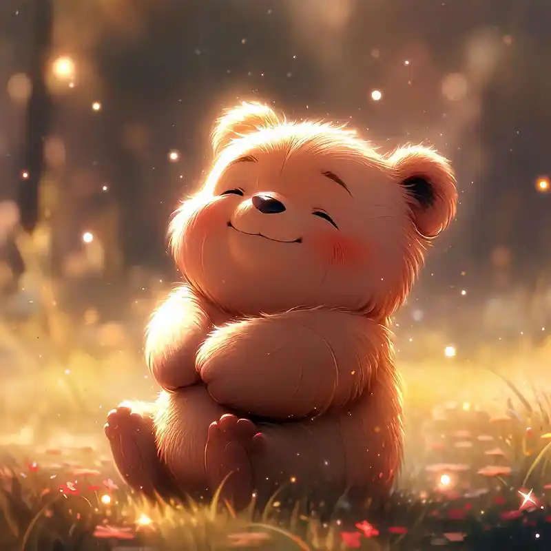 93小熊头像,真的是超萌的!一看就想rua一口,超级治愈系17 - 抖音