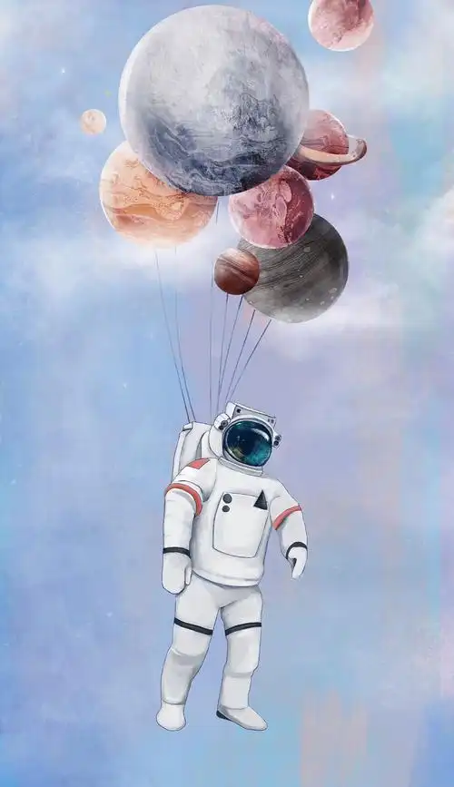 最全的宇航员手机壁纸来啦好看
