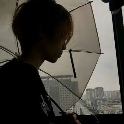 林鲸落/干净风真人男生头像.