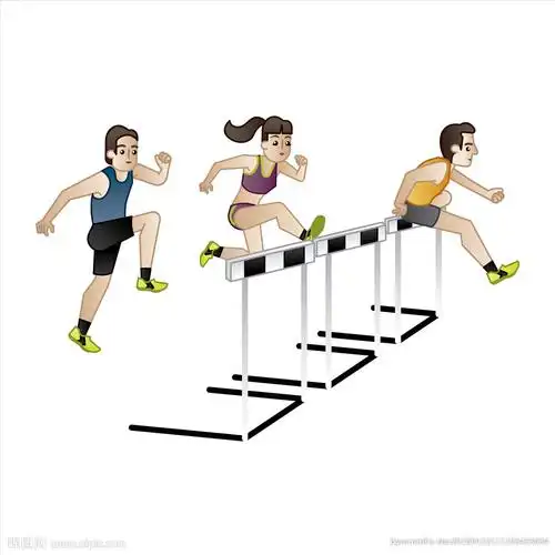 跨栏设计图__卡通设计_广告设计_设计图库_昵图网nipic.com