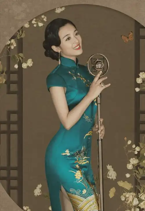 "女人的腰,夺命的刀",来看看哪位女星的旗袍照最夺魂_身材_造型_腰身