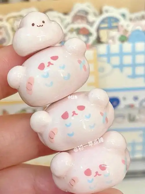 石塑粘土磁吸系列来新成员啦是可爱小熊02