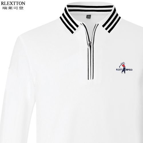 比赛装有休闲球衣golfpolo男装品牌长袖翻领高尔夫服装