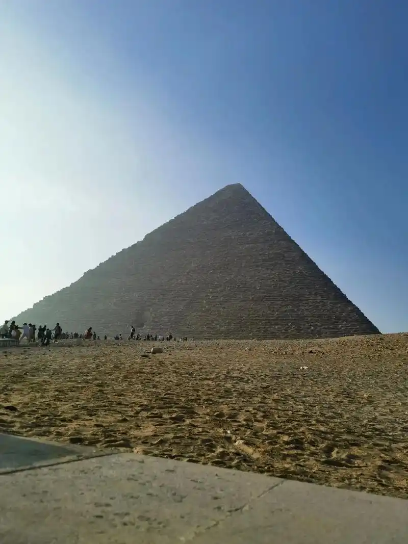 埃及胡夫金字塔群神秘的狮身人面像其外形建筑文明世界