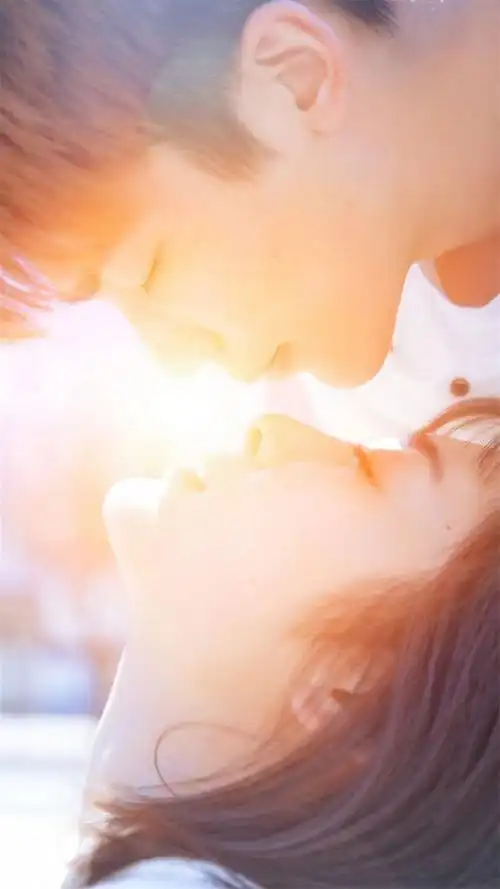 徐申东冉旭白色唯美情侣写真图片手机壁纸