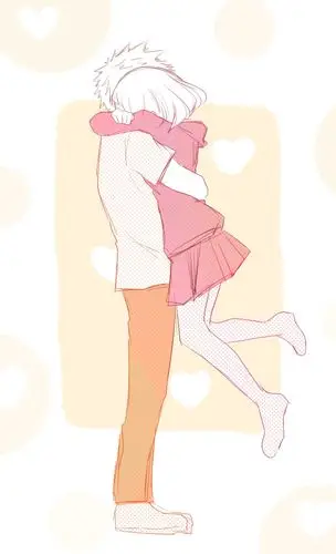 就是想画一下之前看到的这个抱抱的姿势www q q