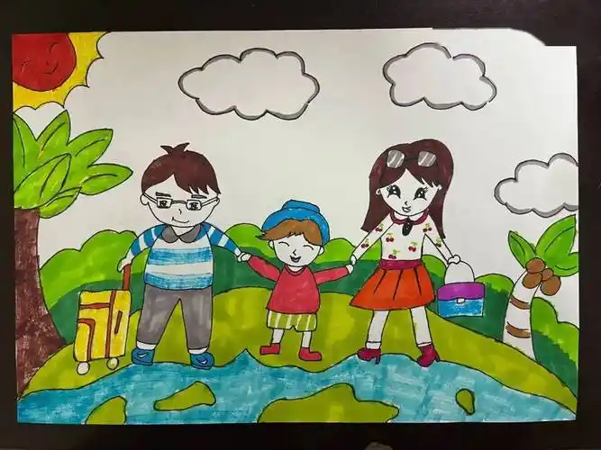 家庭教育宣传周丨"童心童画 幸福万家"优秀作品展播_合肥市_一家人