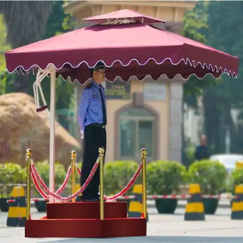 生产销售不锈钢保安岗台 双层站岗台