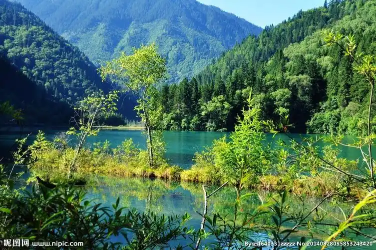九寨风光摄影图__山水风景_自然景观_摄影图库_昵图网nipic.com