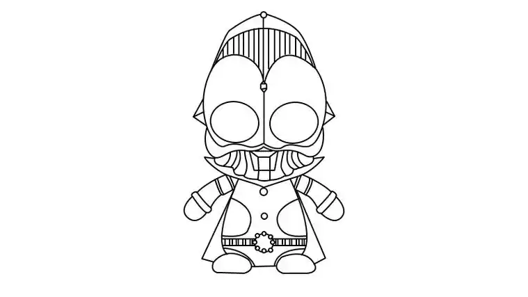 奥特之王简笔画