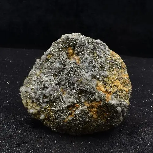 晶体黄铁矿矿物标本原石愚人金黄金石硫铁矿观赏摆件