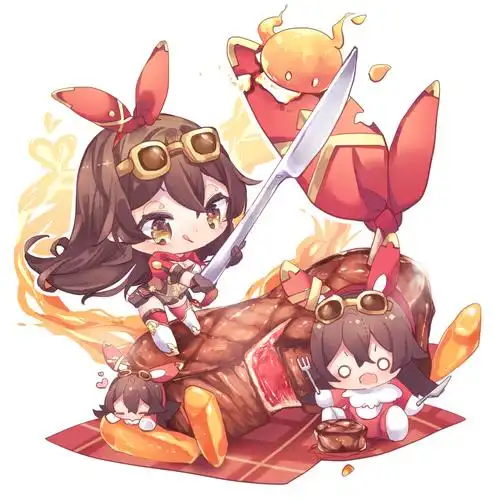 闲聊杂谈兔兔伯爵发射器安柏一些p站图和表情包by纳菲猫