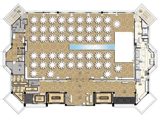 2楼电梯厅 2楼门厅 2楼宴会厅 3楼电梯厅 3楼走廊 3楼门厅 3楼宴会厅