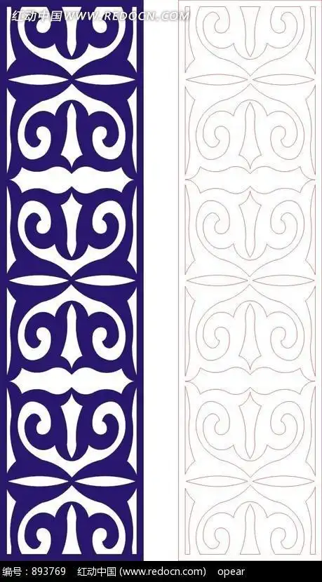 二方连续纹样简笔画动物