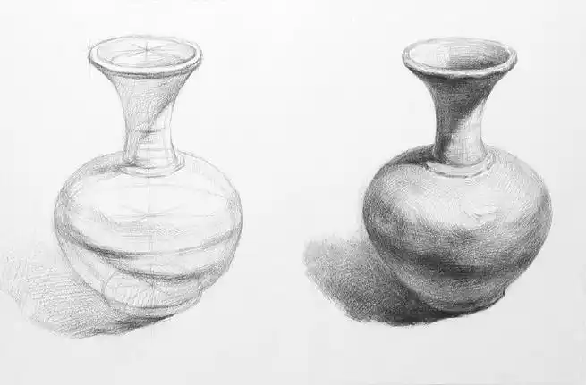 素描静物单体中常见瓶瓶罐罐们超高清素描静物临摹来了!