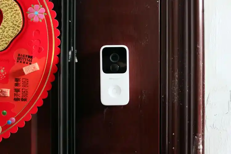 疫情期间零接触门内门外沟通来看我家这款叮零智能视频门铃