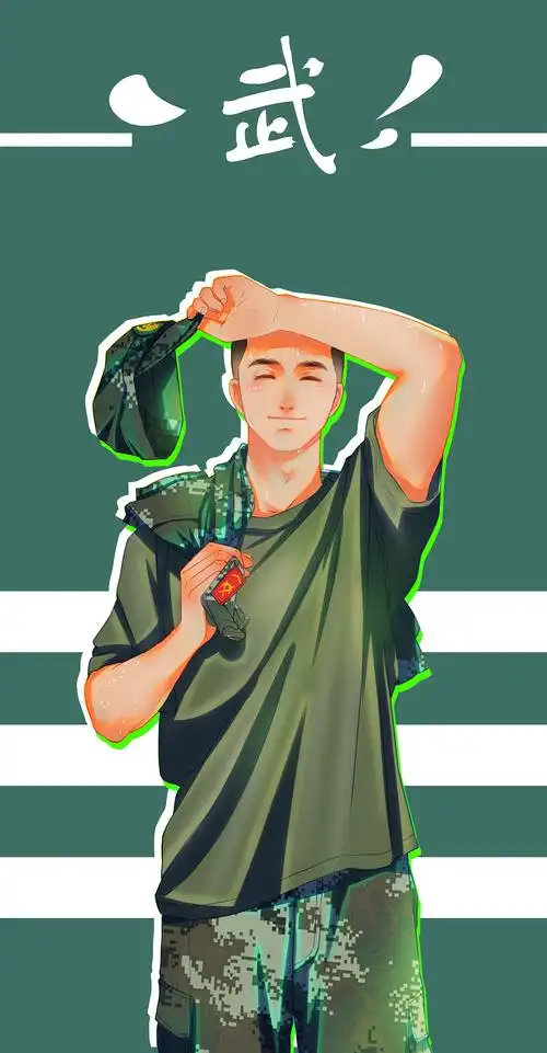 夏日炎炎兵哥哥|插画|创作习作|大杨漫画v - 原创作品 - 站酷 (zcool)