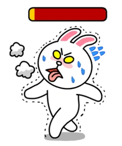 兔子搞笑能量消耗汗如雨下gif动图_动态图_表情包下载_soogif