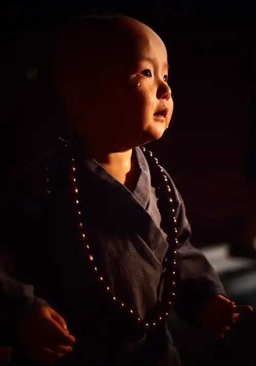 帅萌小和尚 畅游风穴寺