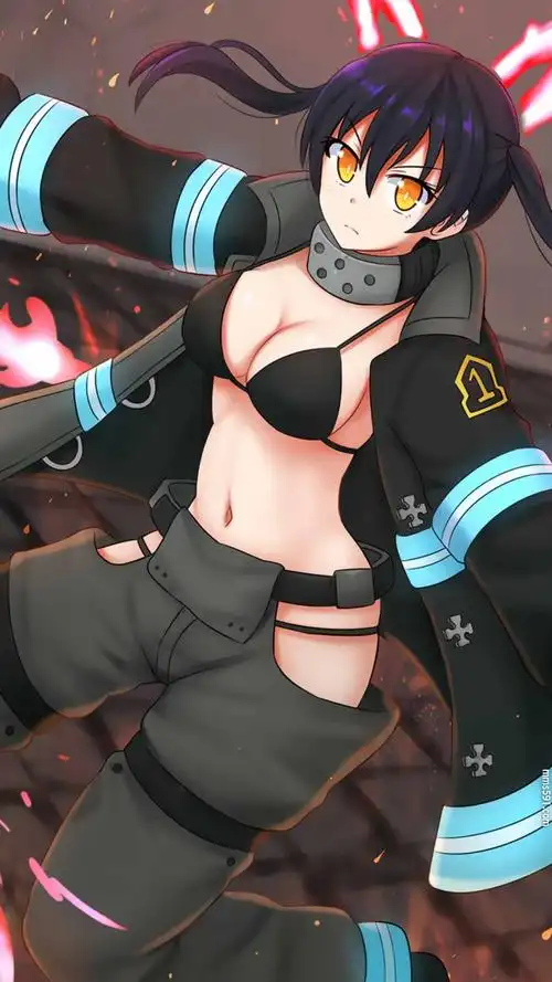 炎炎消防队猫妖环古达kotatsu tamaki手机壁纸图片集(2)