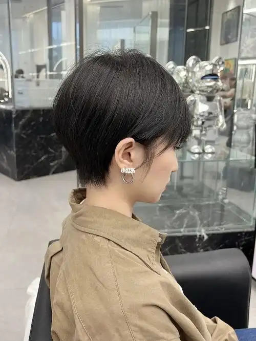 挂耳短发/减龄短发巨帅~少年感挂耳短发