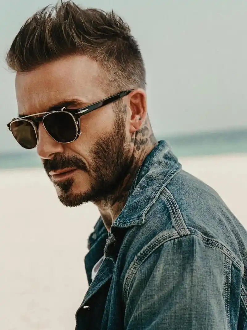 贝克汉姆老了,少女也变少妇了,但他依然是帅爆镜.