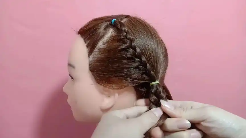 7岁到8岁儿童开学这样扎发型,不仅好看还很实用大气-时尚视频-搜狐