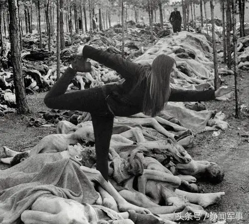 美女在二战犹太人纪念碑练瑜伽:高手ps后看了毛骨悚然!