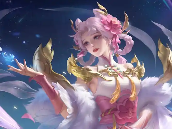 《王者荣耀》嫦娥拒霜思海报_叁乔居-站酷zcool