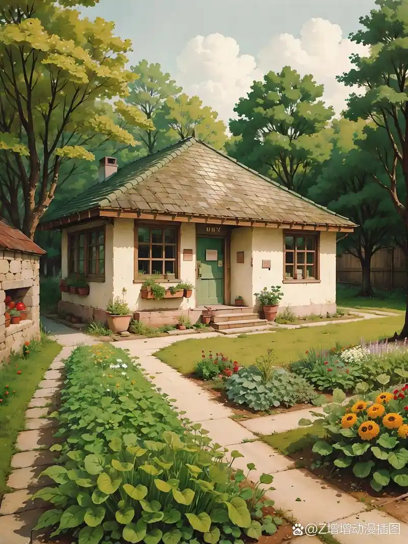 种满蔬菜的小院98才是我退休后的理想生活