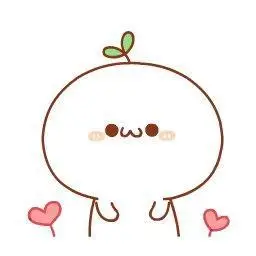 简笔画卡通人物萌长草颜团子