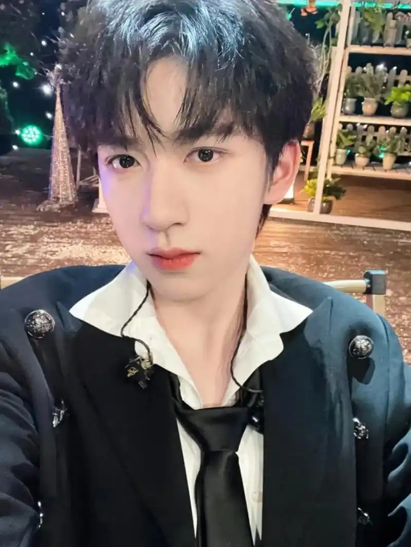 向全世界安利 #少年总是发着光 贺峻霖高会照片太帅咯 - 抖音