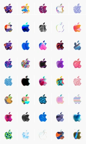 苹果十月发布会一次制作了370种logo下载