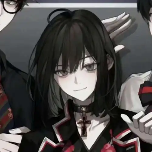 三角恋情侣头像三张超清动漫版的情侣头像三人各一张图片