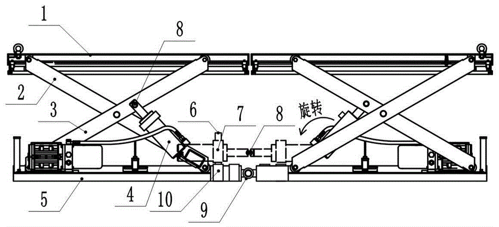 一种双剪叉式升降平台的制作方法