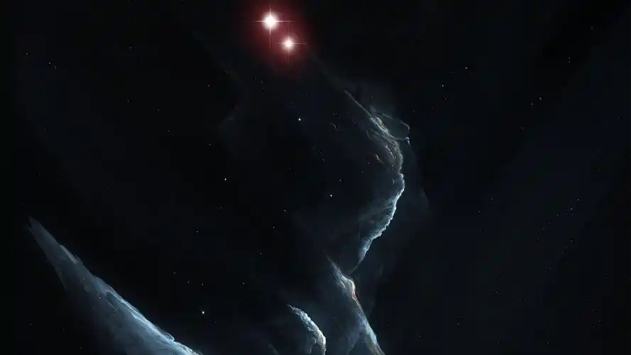 黑夜星空唯美图片桌面壁纸