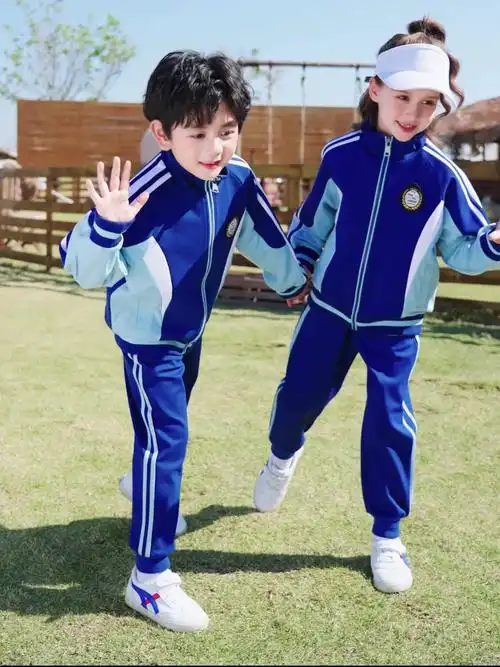 小学生校服套装春秋两件套班服儿童春夏款幼儿园园服英伦运动套潮
