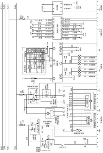福田欧曼全车电路图