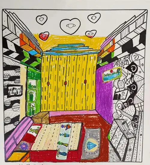 立体空间图《家中一角》