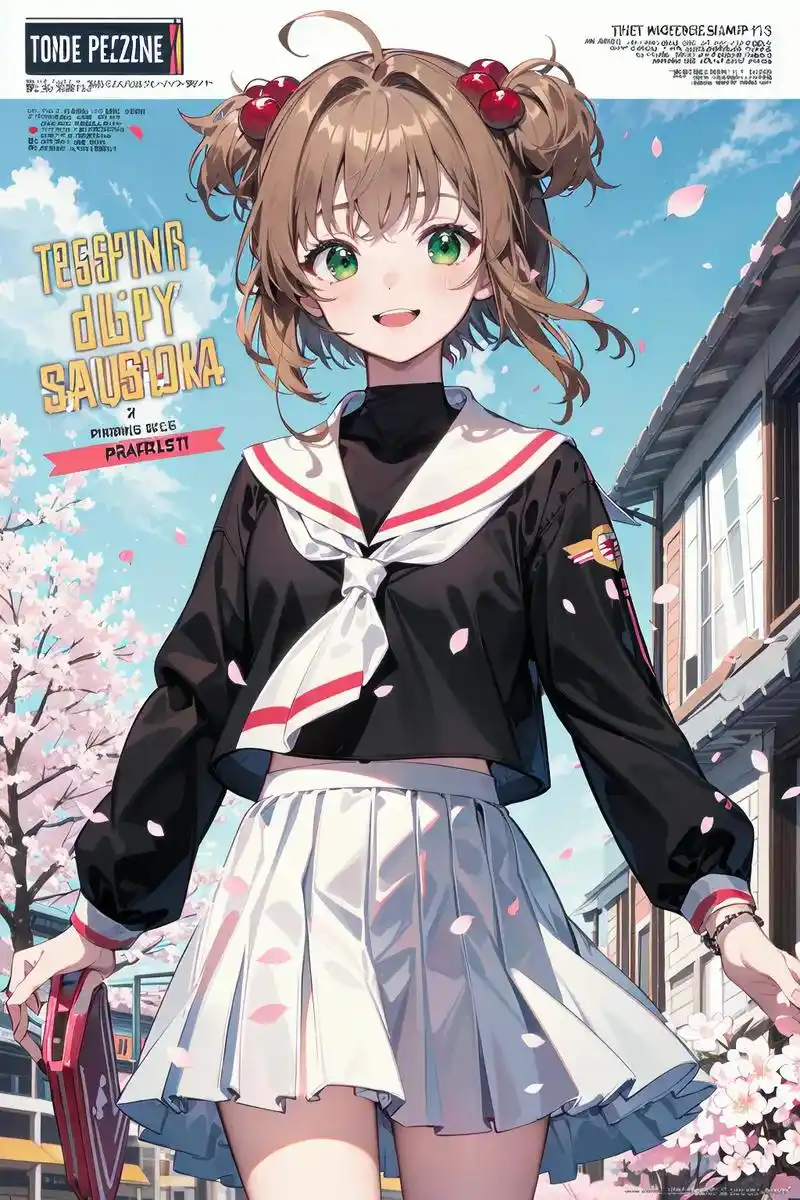 动漫人物 杂志封面 sd生成  展示下用sd加动漫人物lor - 抖音