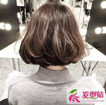 流行短发卷发设计时尚韩范短发发型图片4