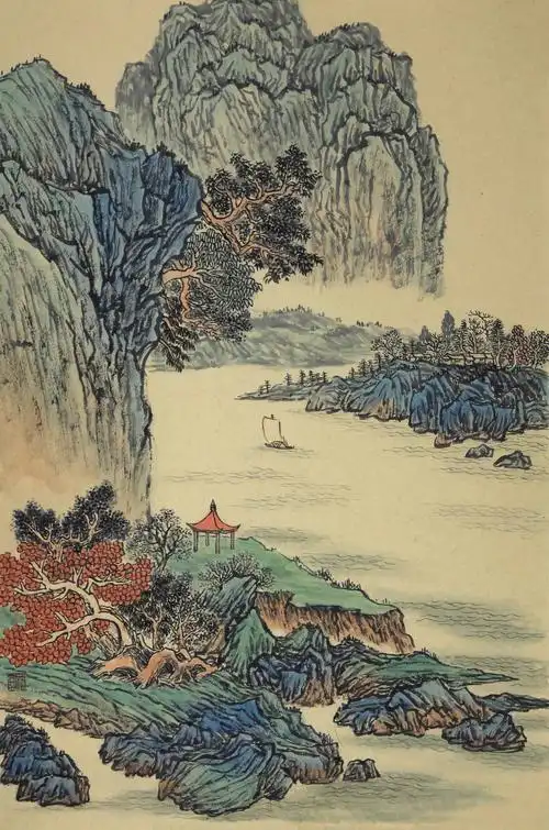 秋山赋33-国画-宋丹青-70*46.5-淘艺宝