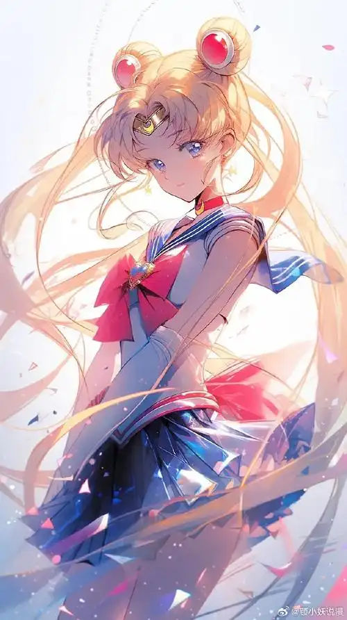 二次元新鲜事#美少女战士壁纸|代表月亮消灭你#美少女战士