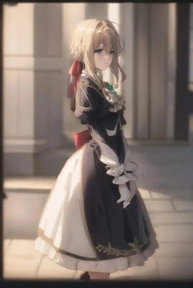 拥有花之女神的名字.#薇尔莉特 #紫罗兰永恒花园 #高清壁纸 - 抖音