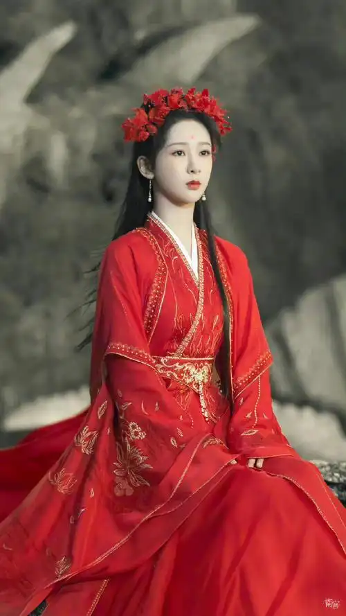 杨紫小夭红衣be氛围感