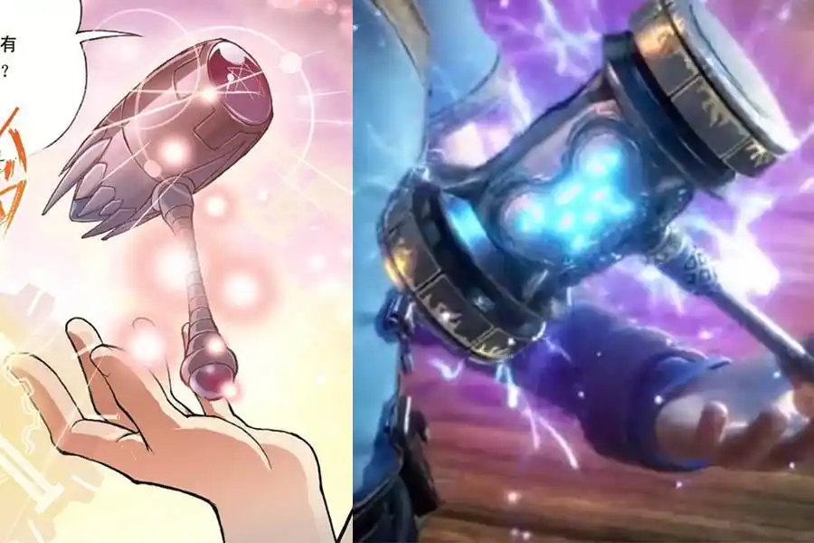 斗罗大陆:史莱克七怪武魂画风对比,昊天锤赢在了特效