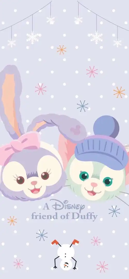 达菲熊星黛露迪士尼手机壁纸