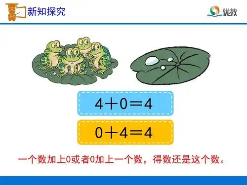 新人教版一年级上册数学《0的认识和有关0的加减法